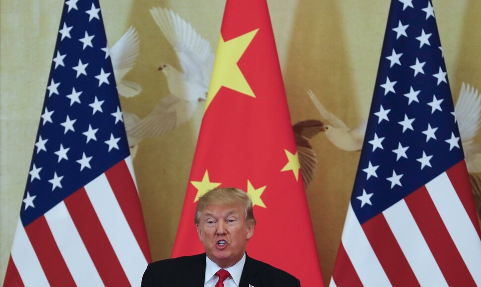 D. Trumpas Kinijoje 2017-aisiais / Andy Wong / AP