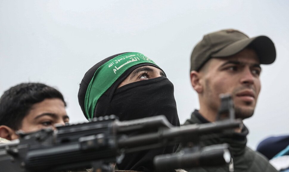 „Hamas“ kovotojai / Omar Ashtawy apaimages/SIPA / Omar Ashtawy apaimages/SIPA
