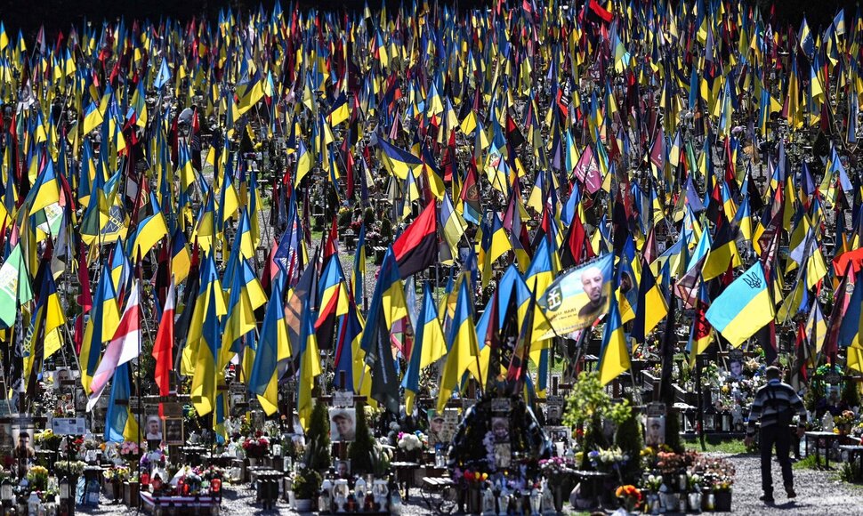 Kapinės Lvive / YURIY DYACHYSHYN / AFP