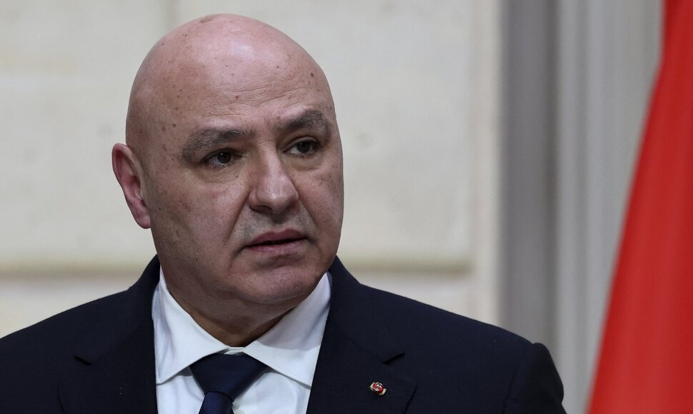 Libano prezidentas Josephas Aounas / Sarah Meyssonnier / AP