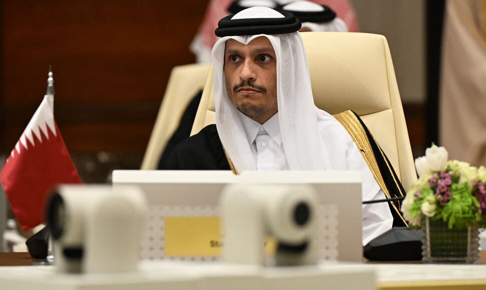 Kataro ministras pirmininkas šeichas Mohammedas bin Abdulrahmanas al Thani / AMER HILABI / AFP