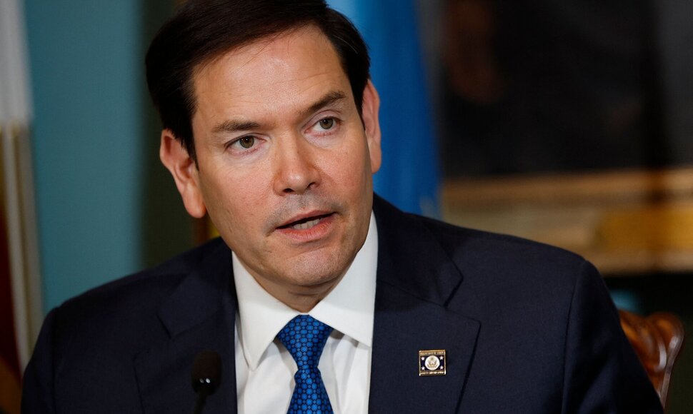 JAV valstybės sekretorius Marco Rubio / KEVIN DIETSCH / Getty Images via AFP