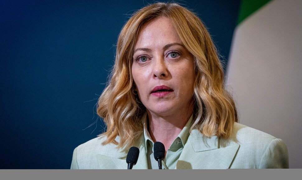 Italijos ministrė pirmininkė Giorgia Meloni / Stefano Costantino / ZUMAPRESS.com