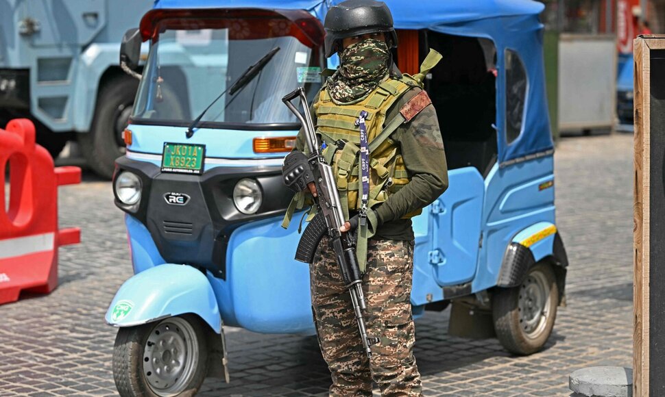 Indijos sukarintų organizacijų narys / SAJJAD HUSSAIN / AFP