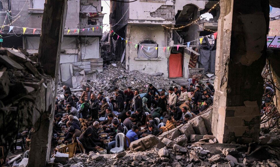 Gazos Ruožas / BASHAR TALEB / AFP
