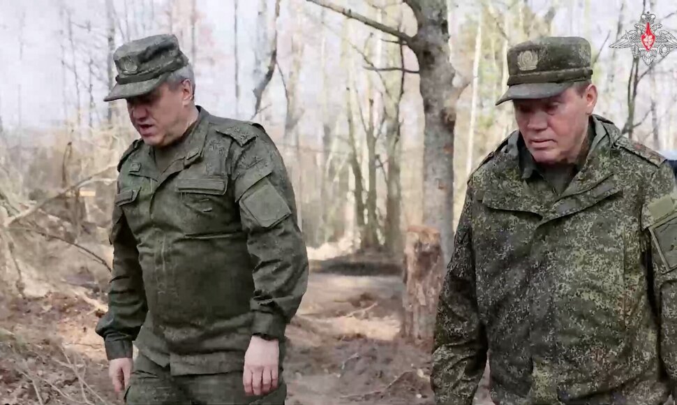 Rusijos kariuomenės vadas Kursko srityje / Russian Defence Ministry / via REUTERS
