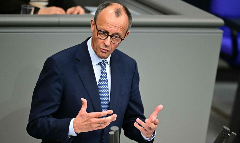 Friedrichas Merzas / TOBIAS SCHWARZ / AFP