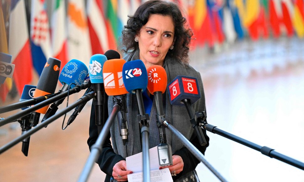 Hadja Lahbib / NICOLAS TUCAT / AFP