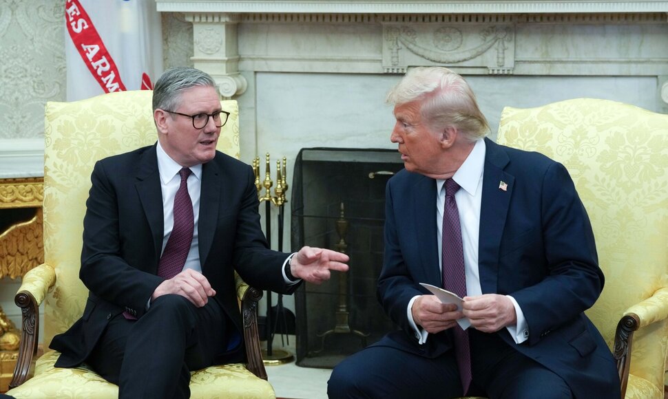 K. Starmeris ir D. Trumpas / Chris Kleponis - Pool via CNP / ZUMAPRESS.com