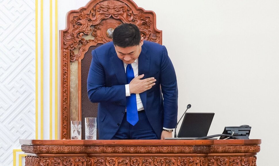 Ojun-Erdenė Luvsanamsrainas / BYAMBASUREN BYAMBA-OCHIR / AFP