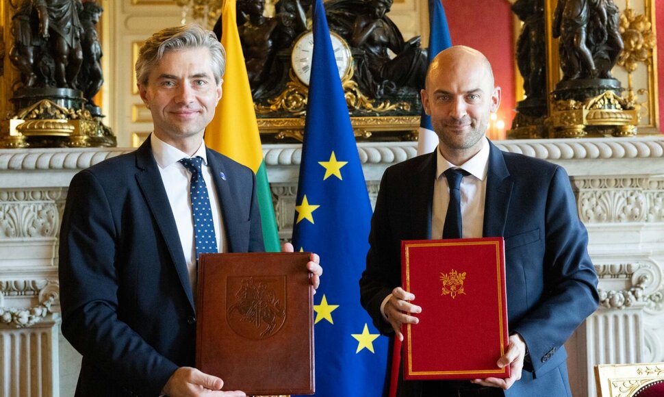Atnaujintas Lietuvos ir Prancūzijos partnerystės veiksmų planas / URM nuotr.