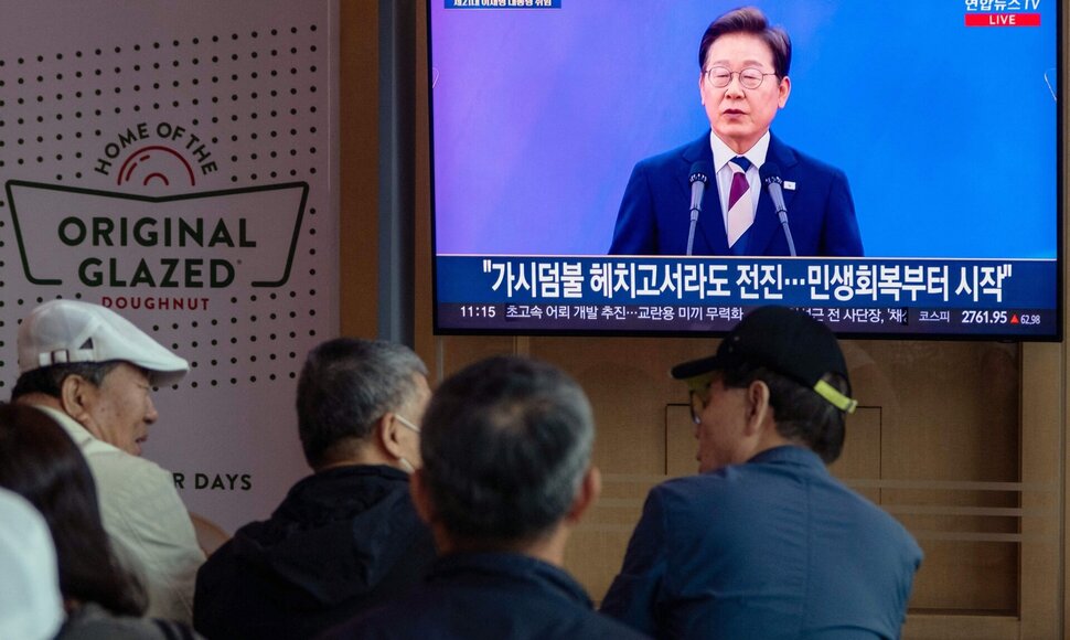 Lee Jae-myungas / ROLAND DE COURSON / AFP