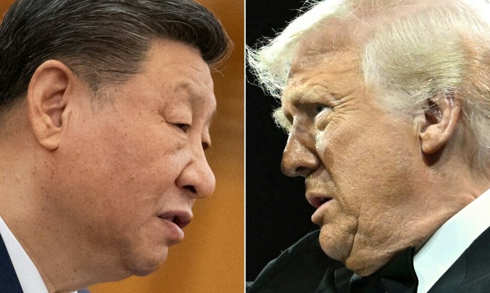 Xi Jinpingas ir D. Trumpas / ANDRES MARTINEZ CASARES SAUL LOEB / AFP