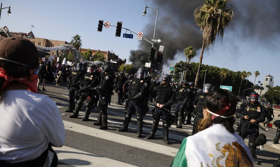 Protestai JAV / Stephen Lam / AP