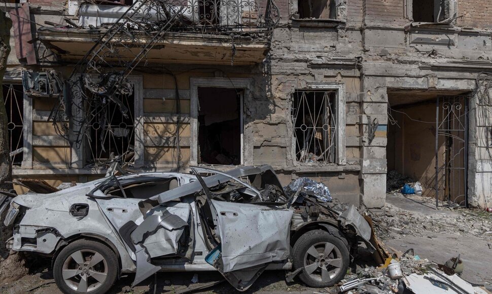 Karas Ukrainoje / OLEKSANDR GIMANOV / AFP