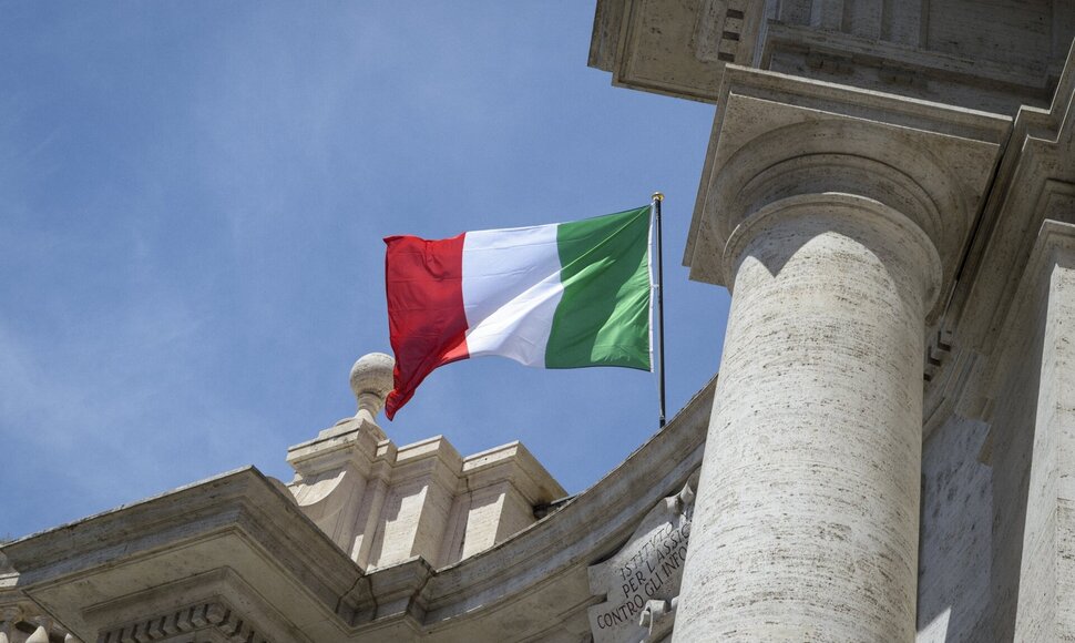 Italijos vėliava / Marcello Valeri / ZUMAPRESS.com