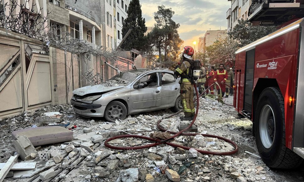 Po Izraelio smūgių Teherane / MEGHDAD MADADI / AFP