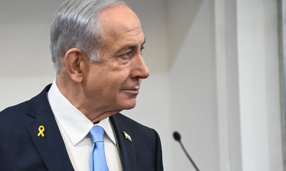 Benjaminas Netanyahu / YAIR SAGI / AFP