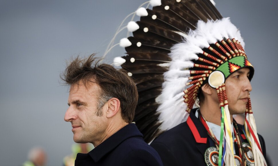 Emmanuelis Macronas / Jeff Mcintosh / ZUMAPRESS.com