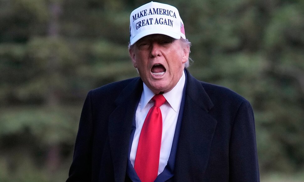 Irano ir Izraelio konflikto fone Donaldas Trumpas atvyko į G-7 susitikimą Kanadoje / Adrian Wyld / AP