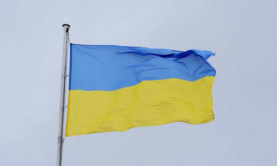 Ukrainos vėliava / Andreas Stroh / ZUMAPRESS.com