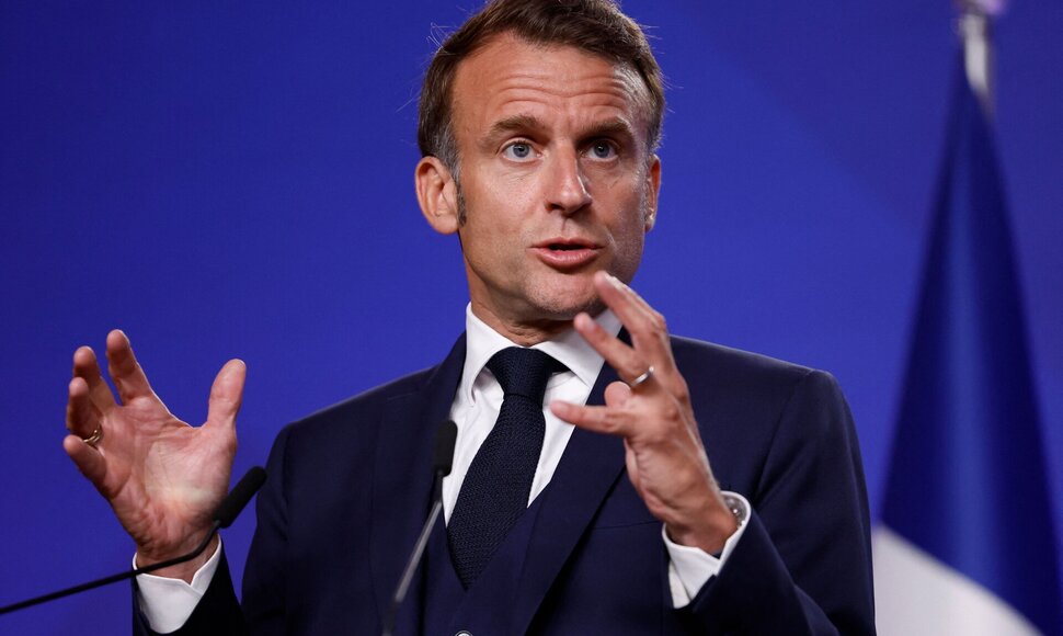 E. Macronas / ODD ANDERSEN / AFP