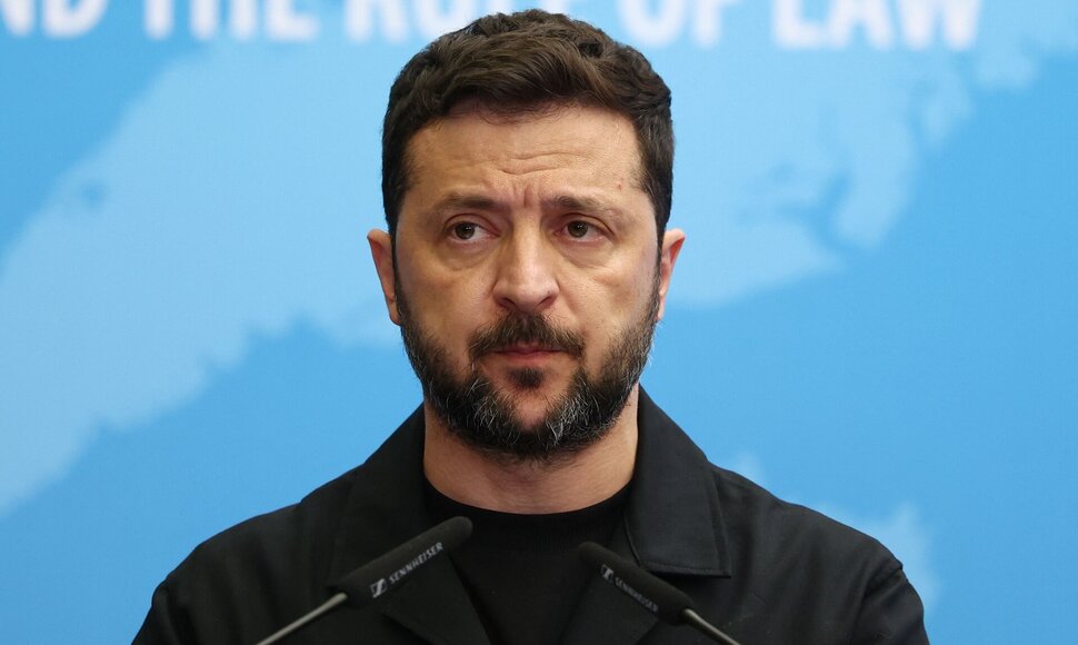 Volodymyras Zelenskis / FREDERICK FLORIN / AFP