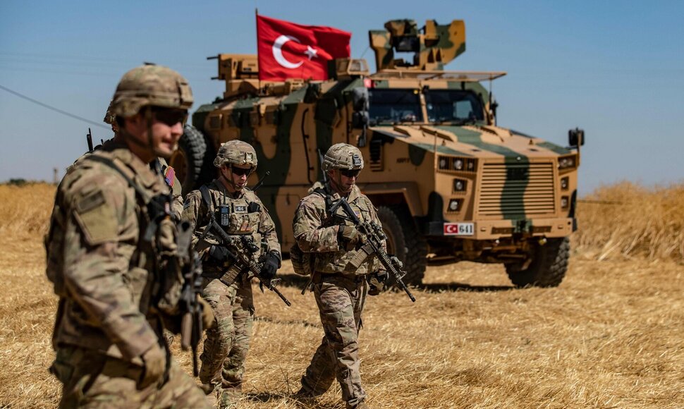 Turkų kariai / DELIL SOULEIMAN / AFP