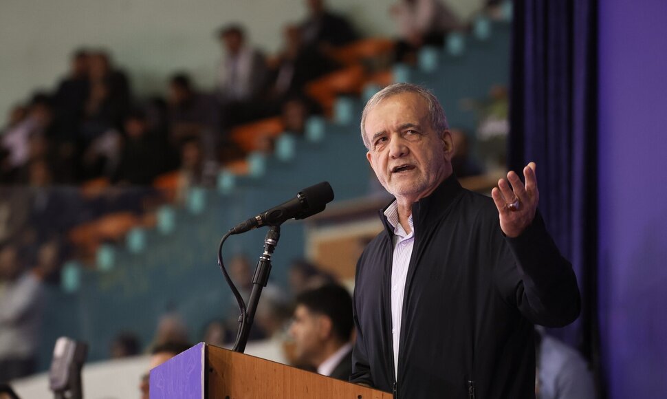 Masoudas Pezeshkianas / Iranian Presidency / ZUMAPRESS.com