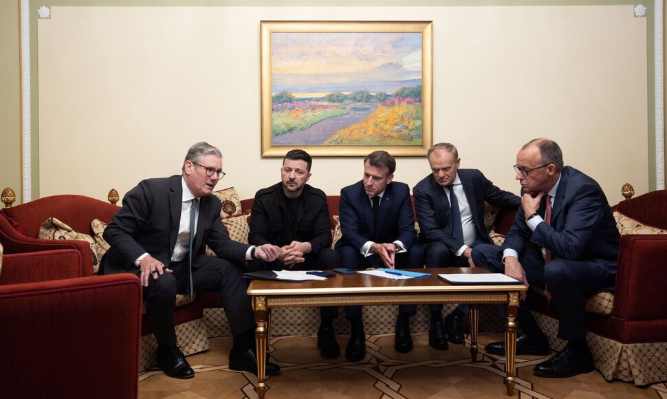 V. Zelenskis ir &bdquo;Norinčiųjų koalicijos&ldquo; lyderiai /  / The Presidential Office of Ukraine via Capital Pictures