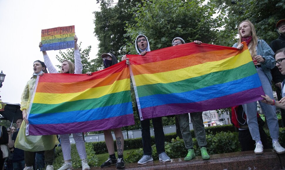 LGBTQI aktyvistai Rusijoje /  / AP