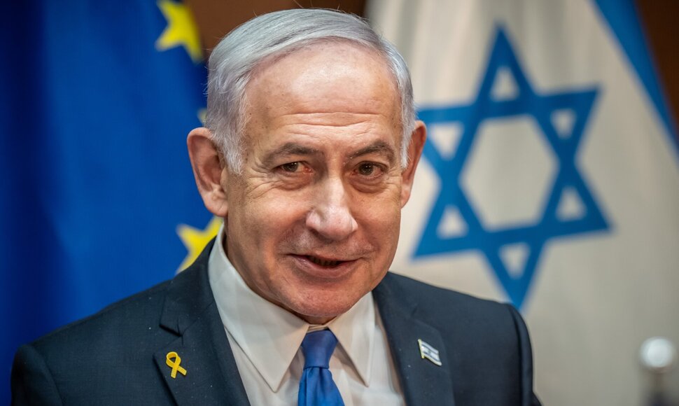 Benjaminas Netanyahu / Michael Kappeler / dpa/picture-alliance