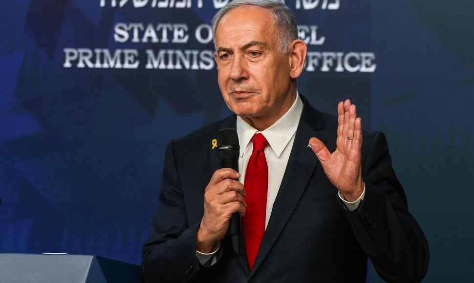 Benjaminas Netanyahu / Ronen Zvulun / AP