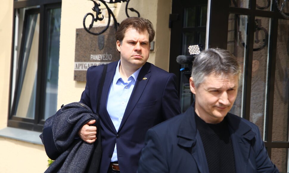 Panevėžio apygardos teisme vyko Kristijono Barto&scaron;evičiaus bylos posėdis / Tomas Markelevičius nuotr.