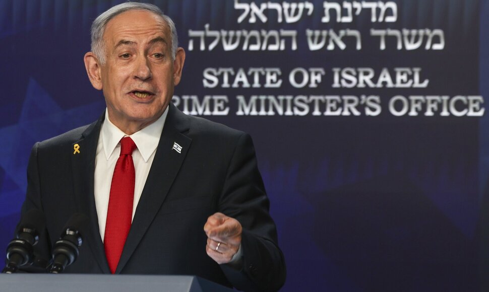 Benjaminas Netanyahu / Ronen Zvulun / AP