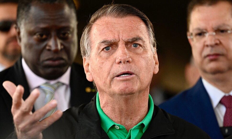 Jairas Bolsonaro  / MATEUS BONOMI / AFP