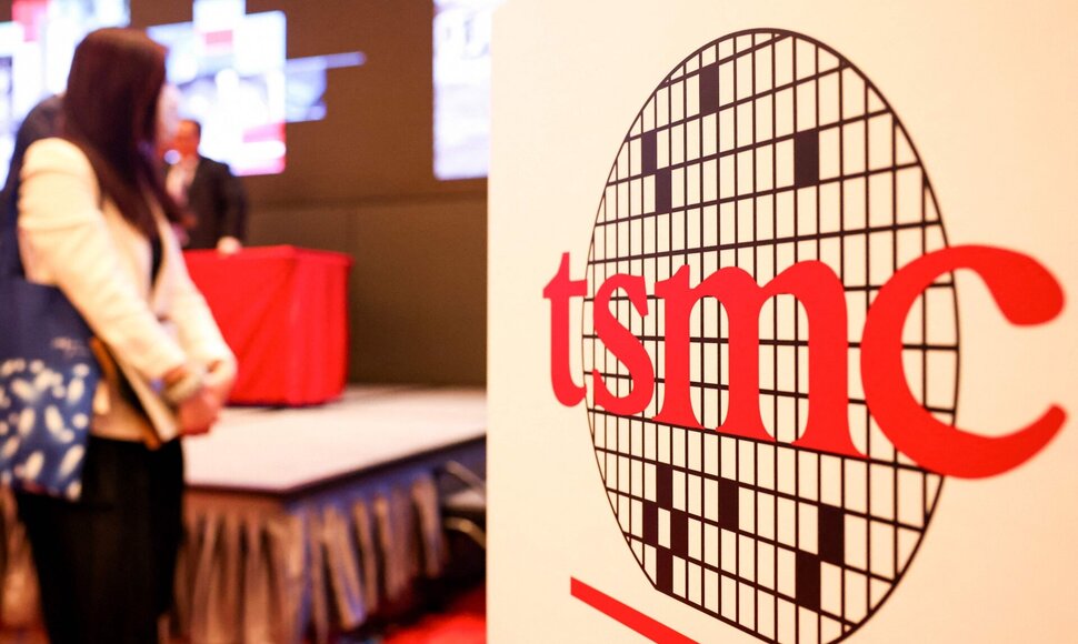 Taivano mikroschemų gamybos milžinė TSMC / I-HWA CHENG / AFP