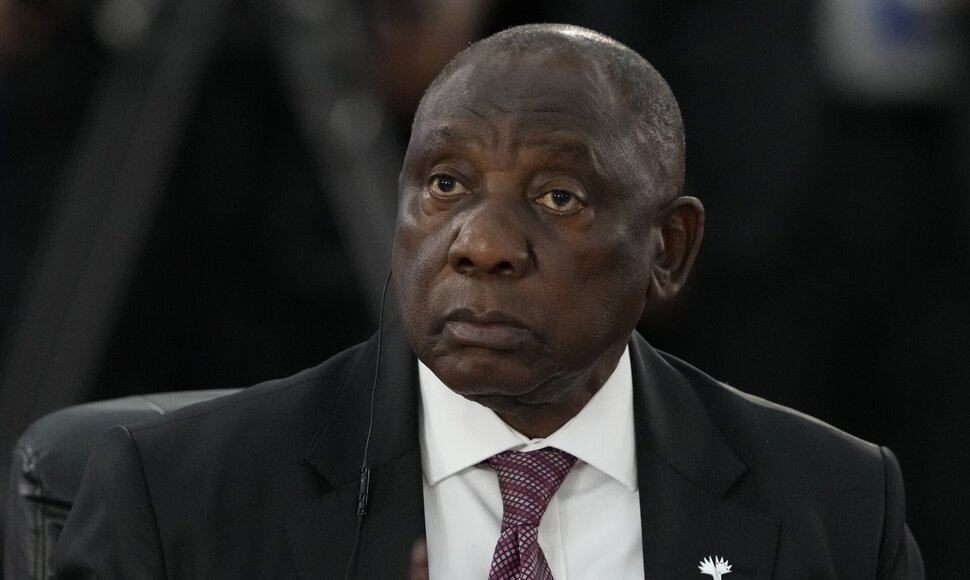 Cyrilas Ramaphosa /  / AP