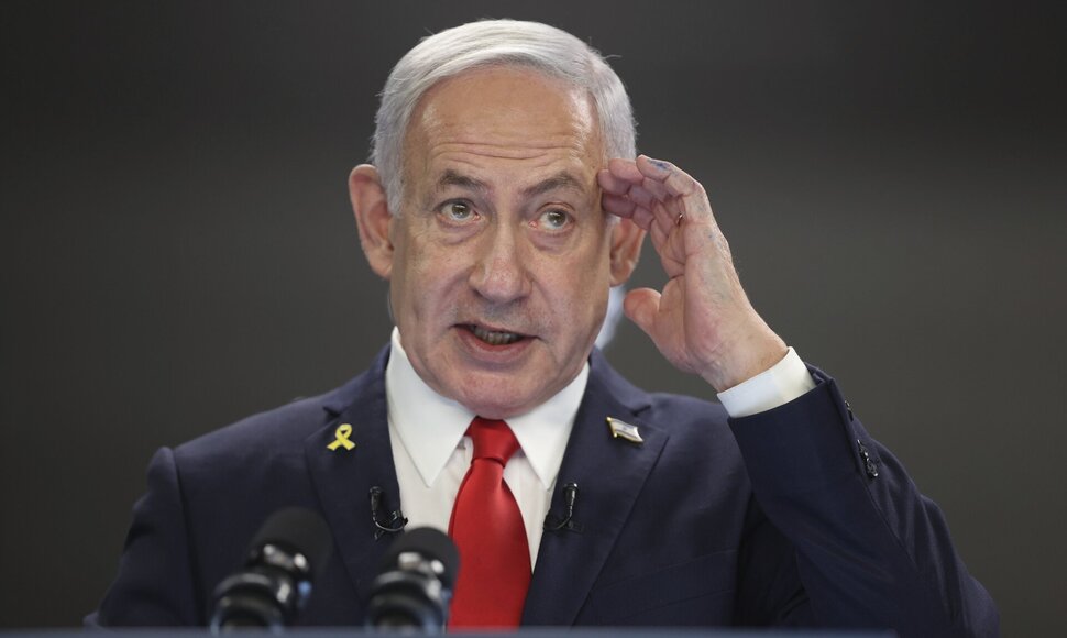 Benjaminas Netanyahu / Abir Sultan / AP