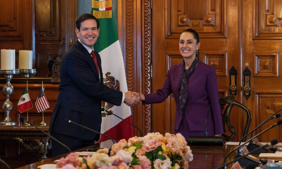 Marco Rubio su Claudia Sheinbaum / Hazel C&Atilde;&iexcl;Rdenas/Mexican Presiden / ZUMAPRESS.com