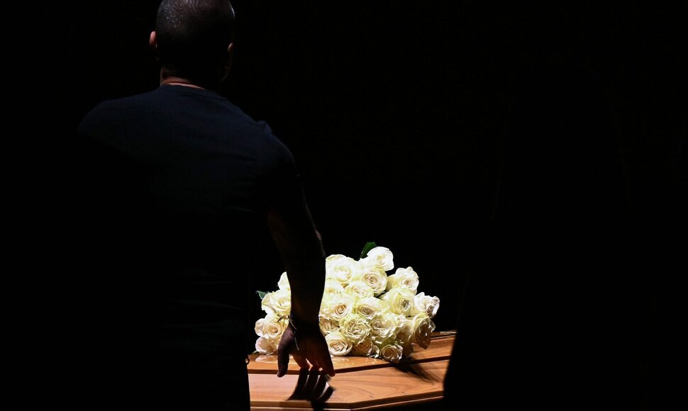 Giorgio Armani karstas / STEFANO RELLANDINI / AFP