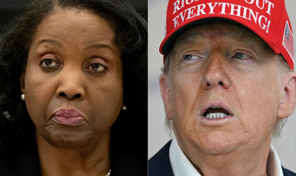 L. Cook ir D. Trumpas / SAUL LOEB ANDREW CABALLERO-REYNOLDS / AFP