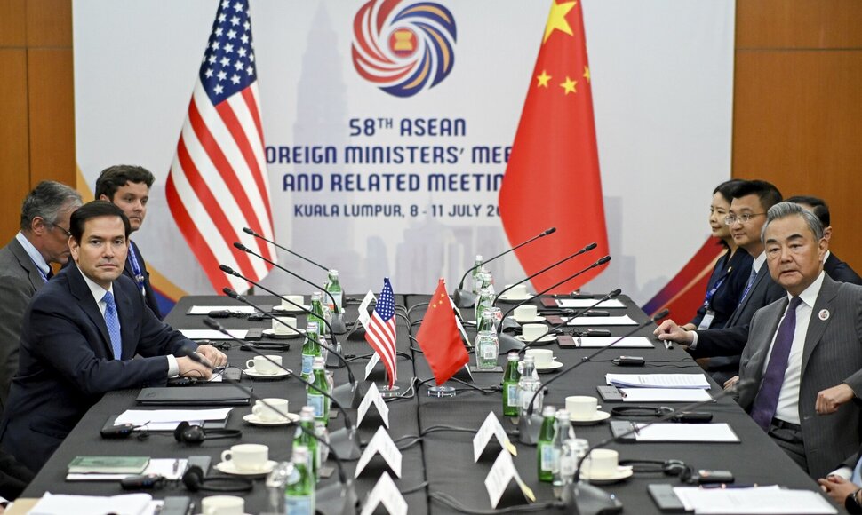 Marco Rubio ir Wang Yi / Mandel Ngan / AP