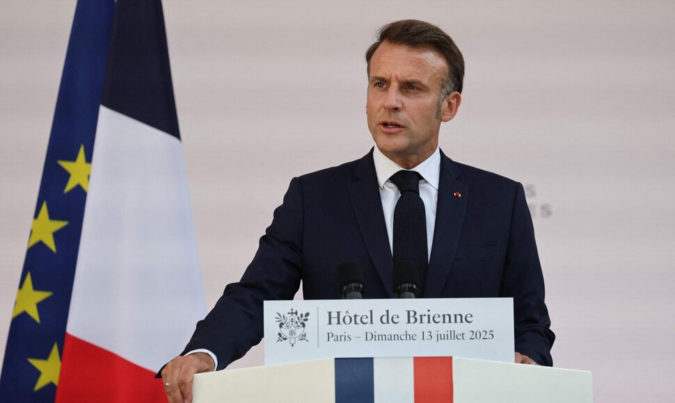 Emmanuelis Macronas / LUDOVIC MARIN / AFP