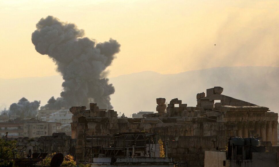 Smūgiai Libano Bekaa slėnyje / NIDAL SOLH / AFP