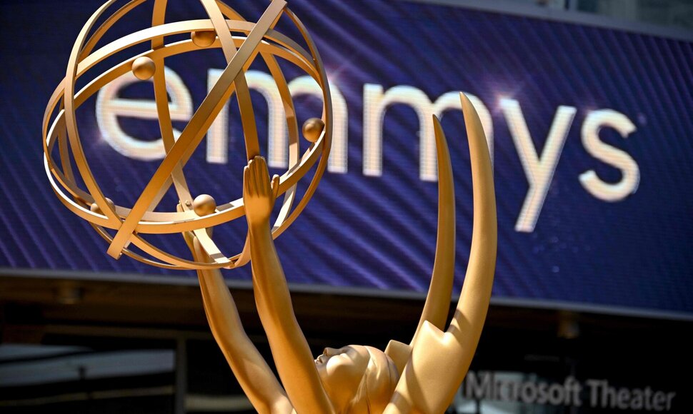 &bdquo;Emmy&ldquo; apdovanojimų statulėlė / ROBYN BECK / AFP