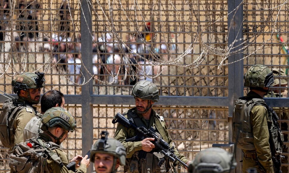 Izraelio kariai / JALAA MAREY / AFP
