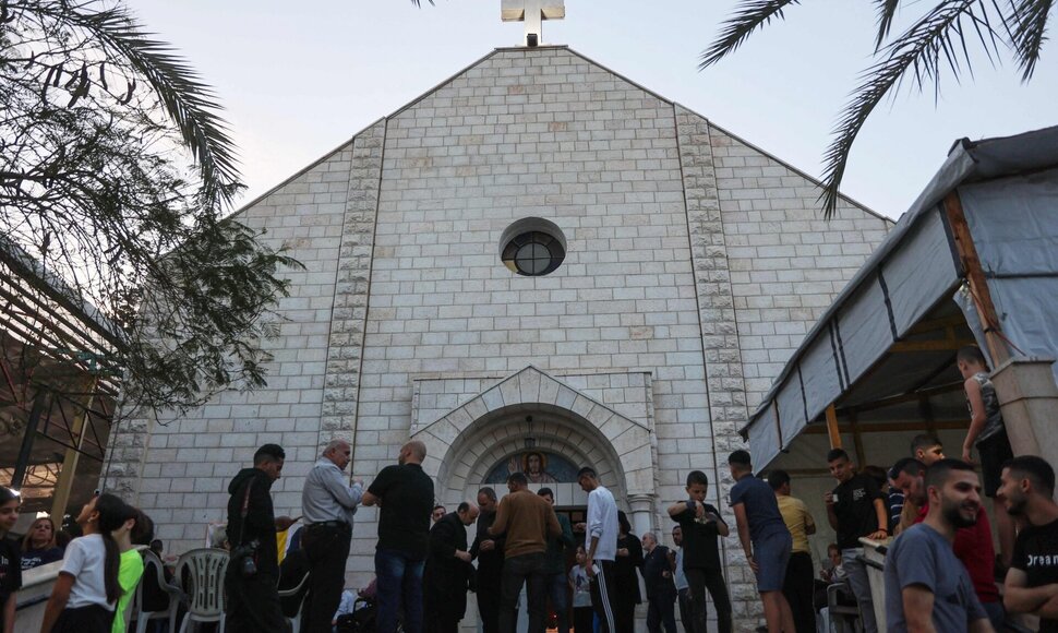 Gazos &Scaron;ventosios &Scaron;eimos bažnyčia / OMAR AL-QATTAA / AFP