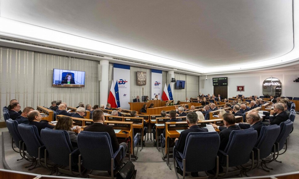 Lenkijos Senatas / WOJTEK RADWANSKI / AFP