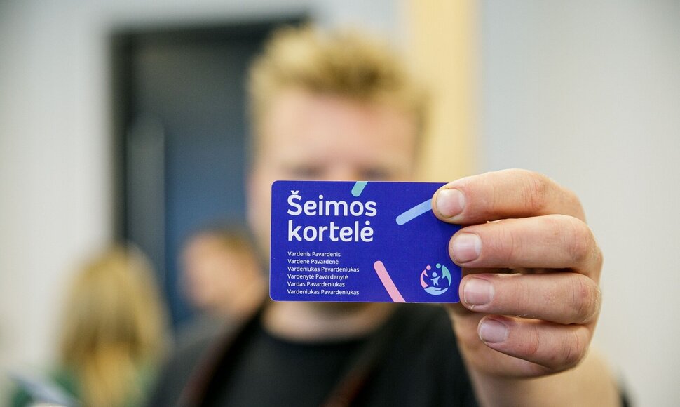 Pristatytos Šeimos kortelės nuolaidas ir partnerius / Josvydas Elinskas/BNS nuotr.
